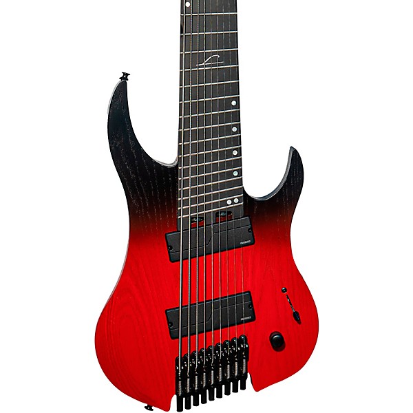 Legator Ghost 9-String Multi-Scale Electric Guitar Crimson