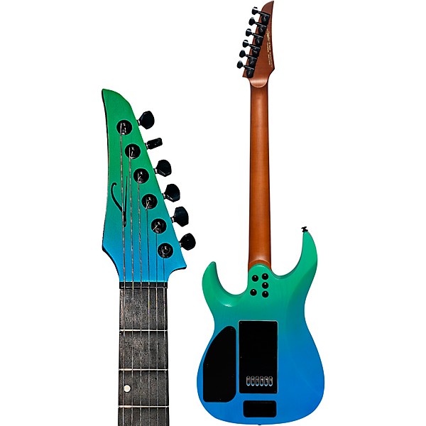 Legator Ninja 6-String Evertune Pro Series Electric Guitar Pacific Aqua