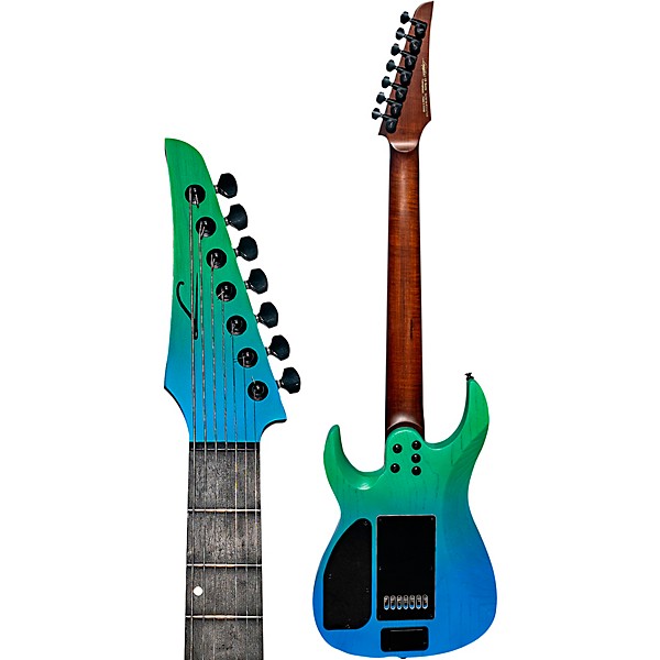 Legator Ninja 7-String Evertune Pro Series Electric Guitar Pacific Aqua