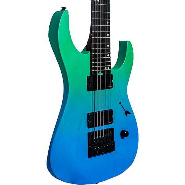 Legator Ninja 7-String Evertune Pro Series Electric Guitar Pacific Aqua