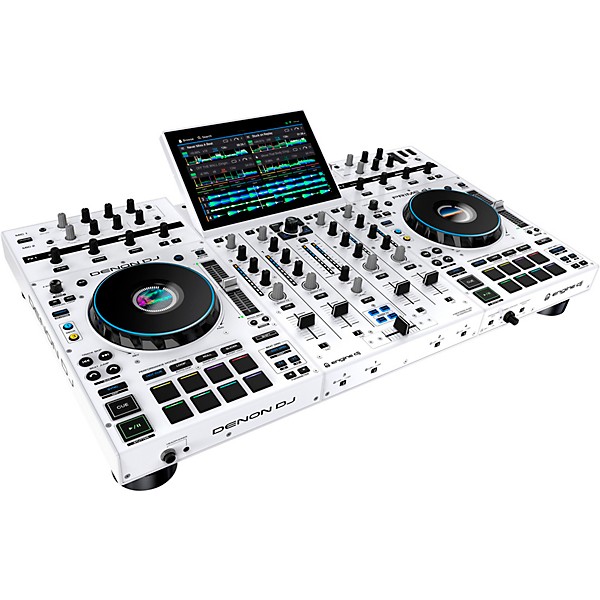 Denon DJ PRIME 4+ Standalone Streaming 4-Channel DJ Controller White