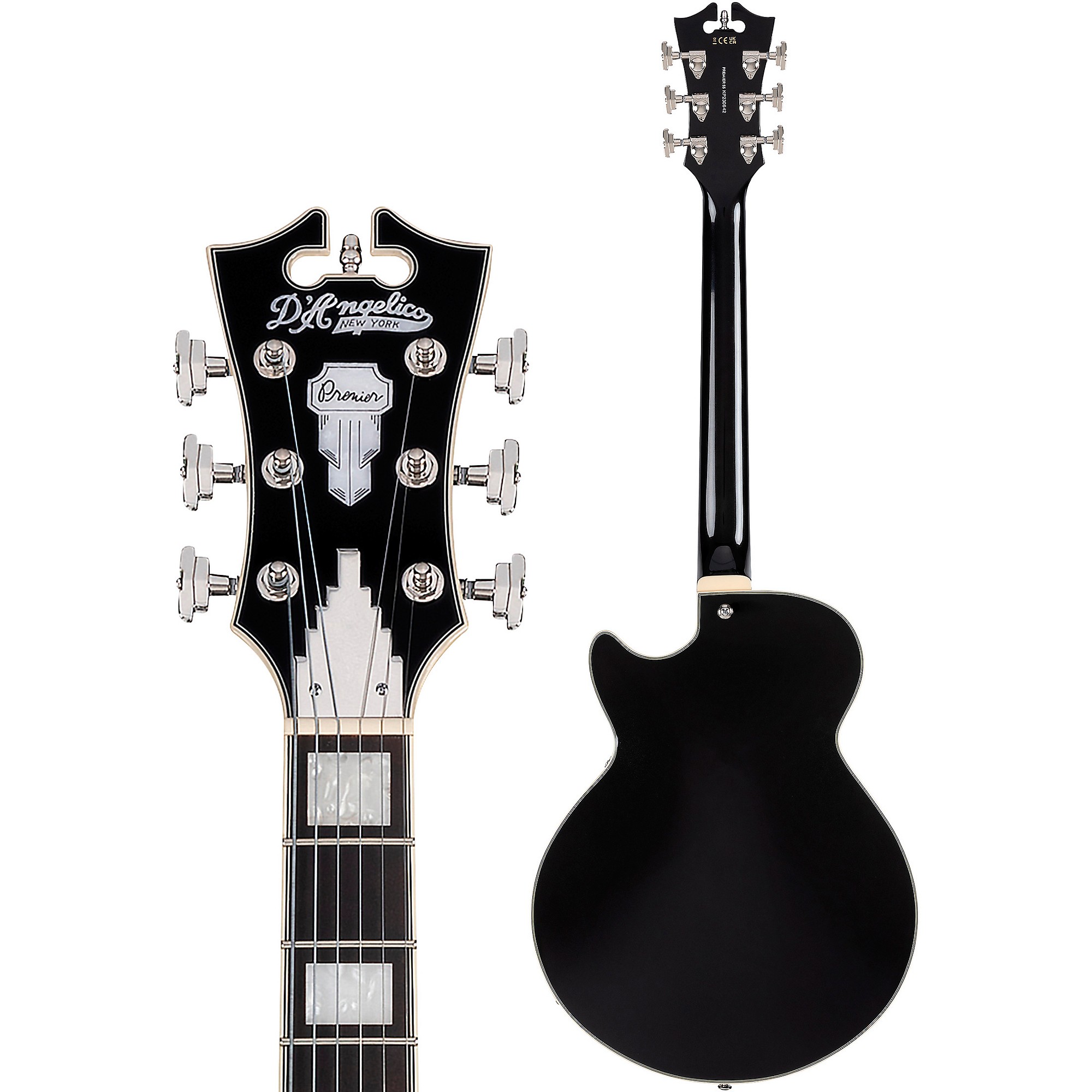 D'Angelico Premier SS Semi-Hollow Electric Guitar With D'Angelico Premier SS Semi-Hollow Electric Guitar With