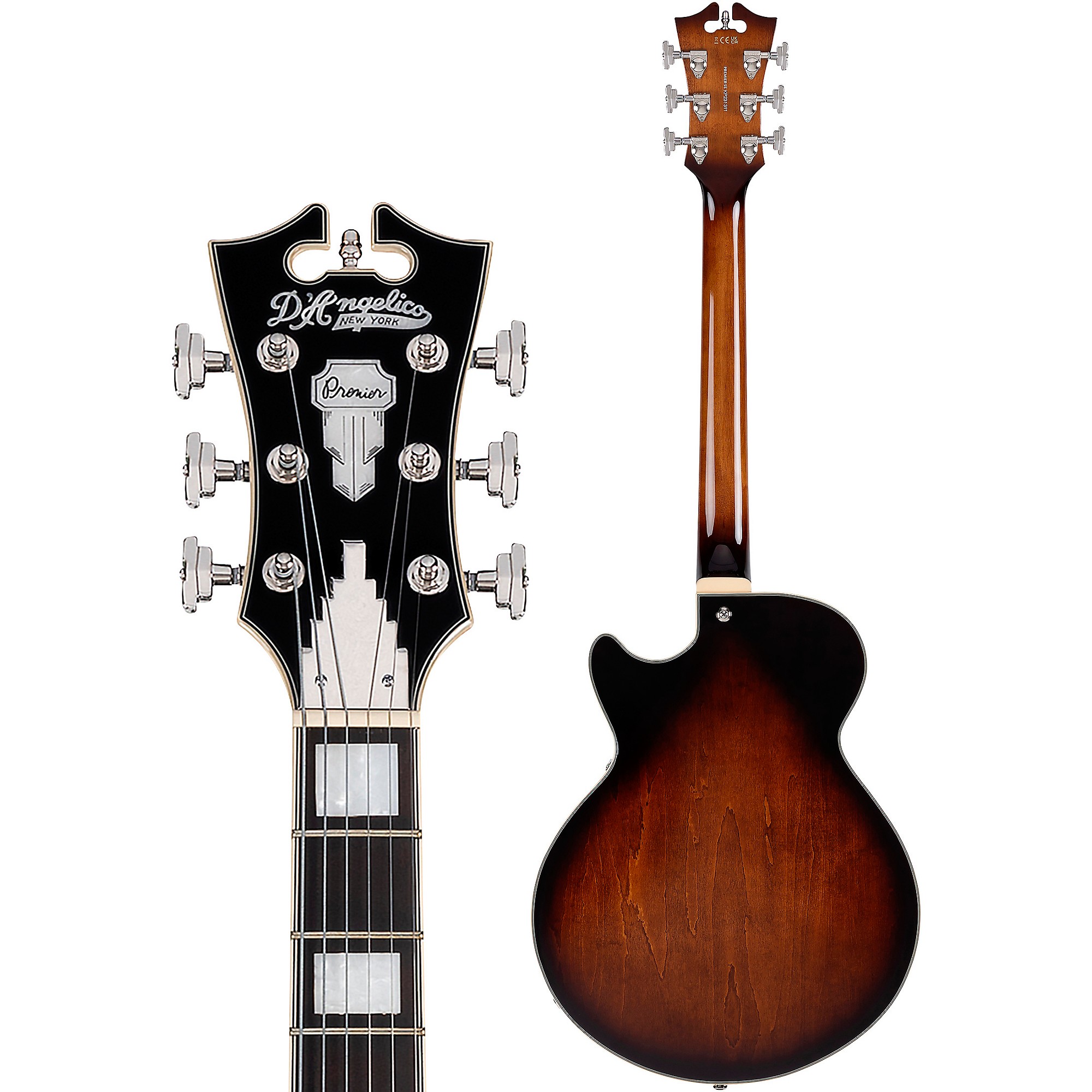 D'Angelico Premier SS Semi-Hollow Electric Guitar With