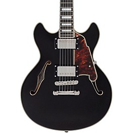 D'Angelico Premier Mini DC Semi-... D'Angelico Premier Mini DC Semi-Hollow Electric Guitar With Stopbar Tailpiece Black Flake