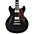 D'Angelico Premier Mini DC Semi-... D'Angelico Premier Mini DC Semi-Hollow Electric Guitar With Stopbar Tailpiece Black Flake