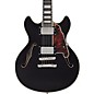 D'Angelico Premier Mini DC Semi-Hollow Electric Guitar With Stopbar Tailpiece Black Flake thumbnail
