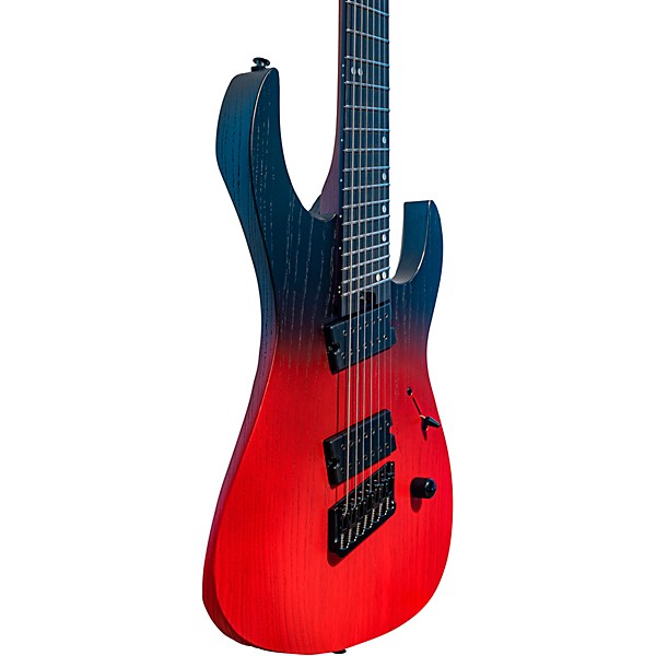Legator Ninja 7-String Multi-Scale Performance Series Electric Guitar Crimson