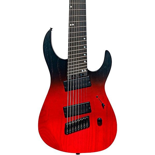 Legator Ninja 8-String Multi-Scale Performance Series Electric Guitar Crimson