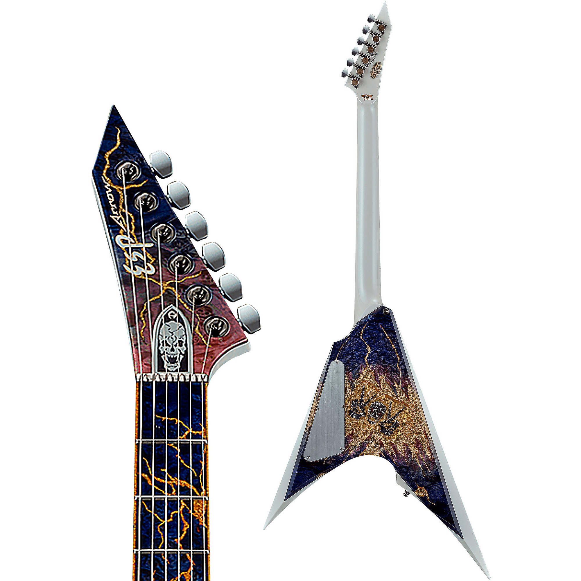 Platinum ESP EX23-10 Exhibition Custom Arrow CTM Electric Guitar