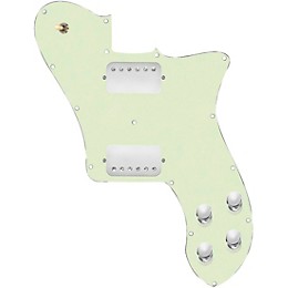 920d Custom Loaded Pickguard for '72 Deluxe Telecaster with Nickel Cool Kids Humbuckers Mint Green