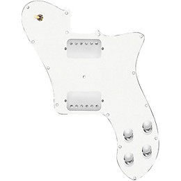 920D Custom Loaded Pickguard for '72 Deluxe Telecaster With Nickel Cool Kids Humbuckers White