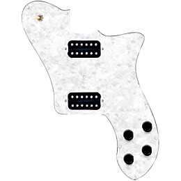 920d Custom Loaded Pickguard for '72 Deluxe Telecaster with Uncovered Smoothies Humbuckers White Pearl