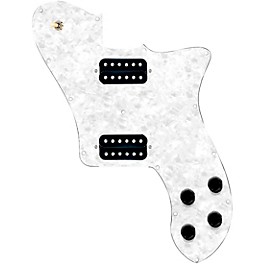 920d Custom Loaded ... 920d Custom Loaded Pickguard for '72 Deluxe Telecaster with Uncovered Cool Kids Humbuckers White Pearl