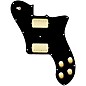 920d Custom Loaded Pickguard for '72 Deluxe Telecaster with Gold Smoothies Humbuckers Black thumbnail