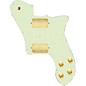 920d Custom Loaded Pickguard for '72 Deluxe Telecaster with Gold Smoothies Humbuckers Mint Green thumbnail