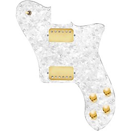 920d Custom Loaded Pickg... 920d Custom Loaded Pickguard for '72 Deluxe Telecaster with Gold Smoothies Humbuckers White Pearl