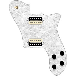 920d Custom Loaded... 920d Custom Loaded Pickguard for '72 Deluxe Telecaster with Uncovered Roughnecks Humbuckers White Pearl