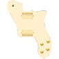 920d Custom Loaded Pickguard for '72 Deluxe Telecaster with Gold Roughnecks Humbuckers Aged White thumbnail