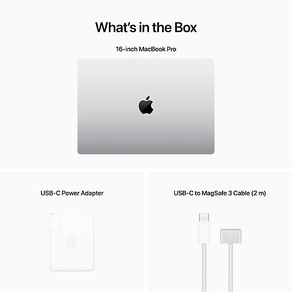 Apple 16-inch MacBook Pro: Apple M2 Pro Chip With 12-core CPU and 19-core GPU, 1TB SSD - Silver