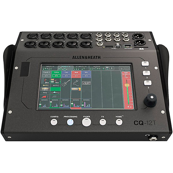 Allen & Heath CQ-12T Digital Mixer With 7" Touchscreen and Bluetooth Connectivity