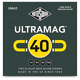 Rotosound Ultramag Bass Guitar Strings (45 - 105) Rotosound Ultramag Bass Guitar Strings (40 - 100)