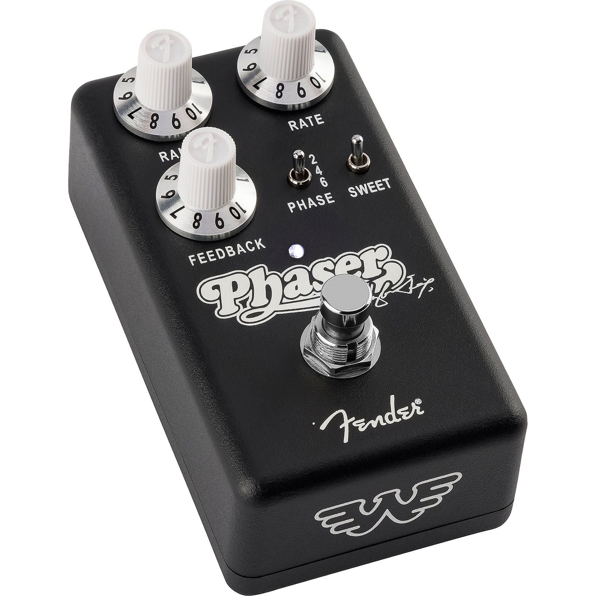 Fender Phaser エフェクター Fender Waylon Jennings Phaser Effects Pedal Black | Guitar Center