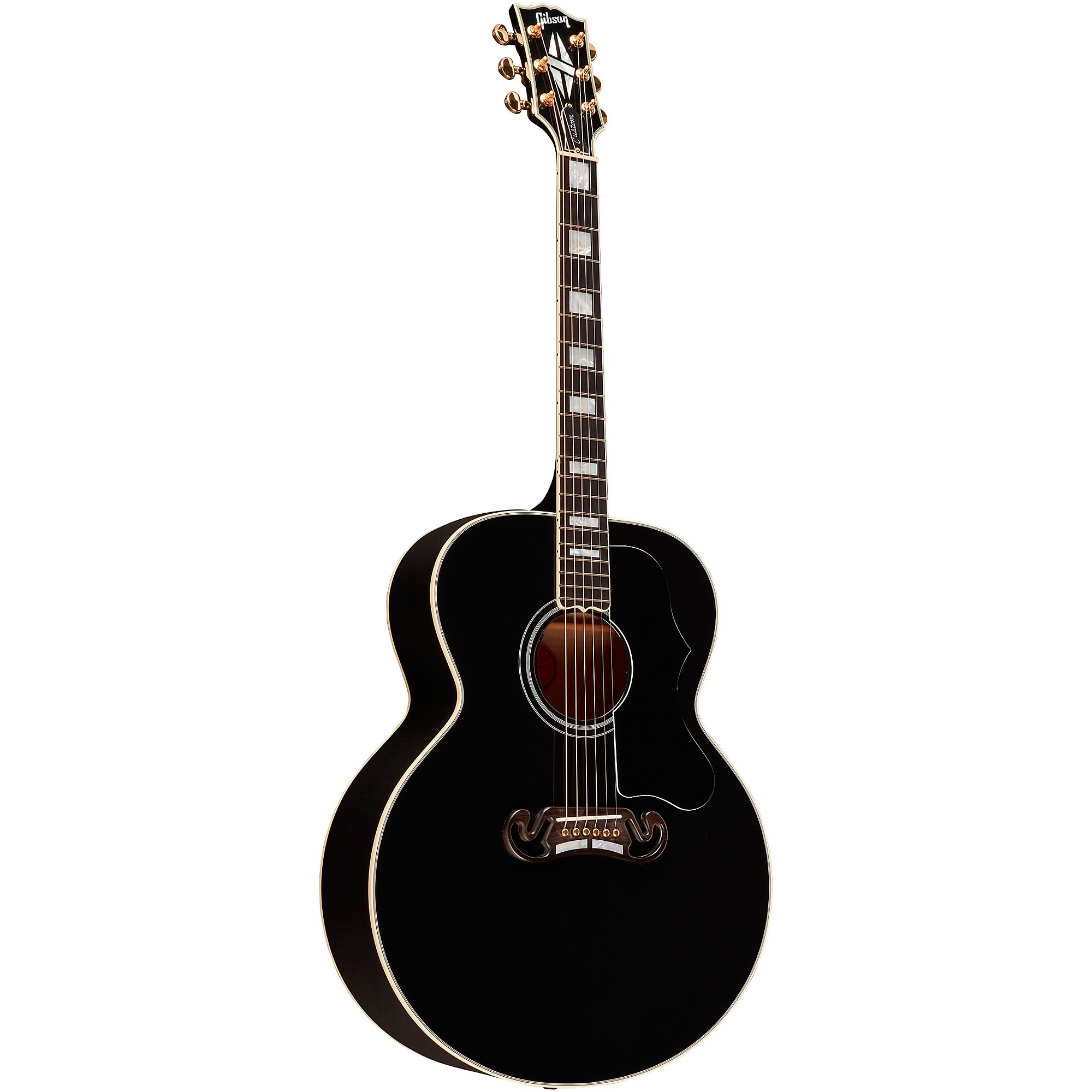 Platinum Gibson Custom SJ-200 Custom Acoustic-Electric Guitar