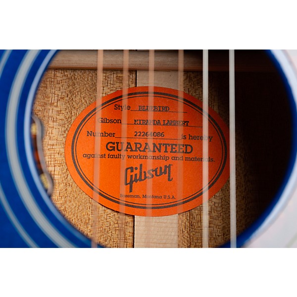 Gibson Miranda Lambert Bluebird Signature Acoustic-Electric Guitar Bluebonnet