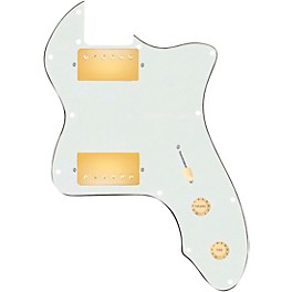 920d Custom 72... 920d Custom 72 Thinline Tele Loaded Pickguard With Gold Roughneck Humbuckers and Aged White Knobs Parchment