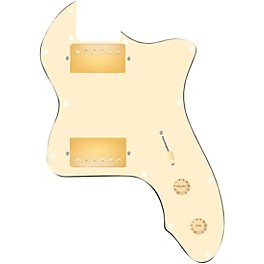 920d Custom 7... 920d Custom 72 Thinline Tele Loaded Pickguard With Gold Roughneck Humbuckers and Aged White Knobs Aged White