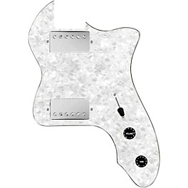 920d Custom 72 Th... 920d Custom 72 Thinline Tele Loaded Pickguard With Nickel Roughneck Humbuckers & Black Knobs White Pearl