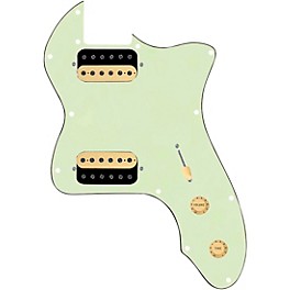 920d Custom 72 Thinline ... 920d Custom 72 Thinline Tele Loaded Pickguard With Uncovered Aged Roughneck Humbuckers Mint Green