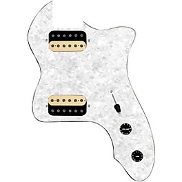 920d Custom 72 Thinlin... 920d Custom 72 Thinline Tele Loaded Pickguard With Uncovered Black Roughneck Humbuckers White Pearl