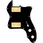 920d Custom 72 Thinline Tele Loaded Pickguard With Gold Cool Kids Humbuckers & White Knobs Black thumbnail