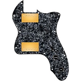 920d Custom 72 Thin... 920d Custom 72 Thinline Tele Loaded Pickguard With Gold Cool Kids Humbuckers & Black Knobs Black Pearl