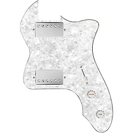 920d Custom 72 Thinline Tele Loaded Pickguard With Nickel Cool Kids Humbuckers White Pearl