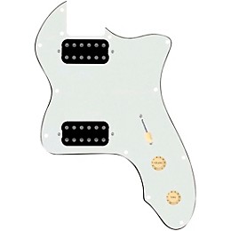 920d Custom 72 Thinline Tele Loaded Pickguard With Uncovered Cool Kids Humbuckers & Aged White Knobs Parchment