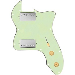 920d Custom 72 Thinline Tele Loaded Pickguard With Nickel Cool Kids Humbuckers Mint Green