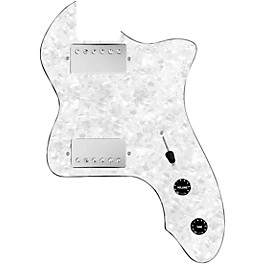 920d Custom 72 Thinline Tele Lo... 920d Custom 72 Thinline Tele Loaded Pickguard With Nickel Cool Kids Humbuckers White Pearl