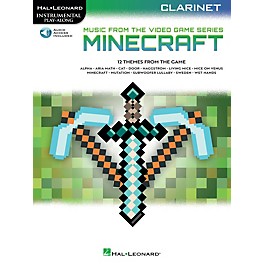 Hal Leonard Minecraft - Music From the Video Game Series Play-Along Book/Online Audio for Clarinet