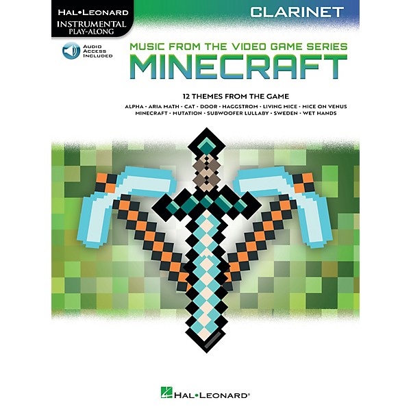 Hal Leonard Minecraft - Music From the Video Game Series Play-Along Book/Online Audio for Clarinet