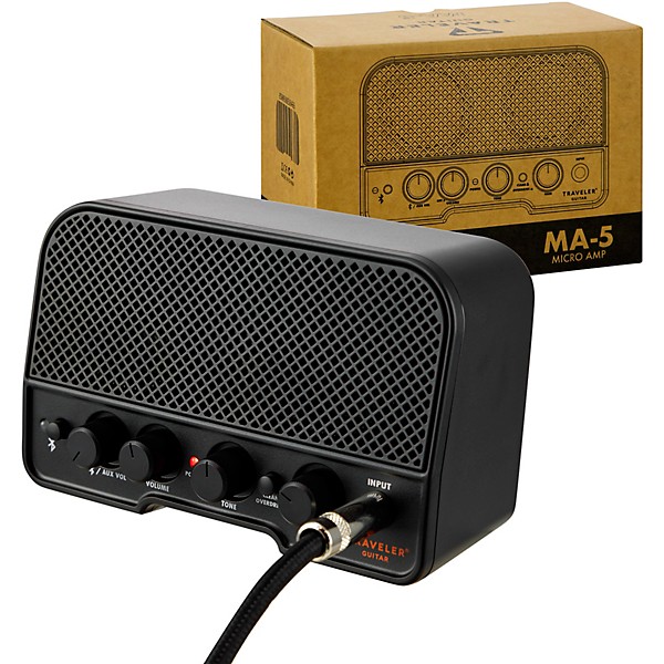 Traveler Guitar MA-5 Micro Battery-Powered Combo Amp With Bluetooth Black