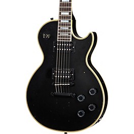 Blemished Gibson Custom Kirk Hammett 1989 Les Paul Custom Electric Guitar Level 2 Ebony 197881175467