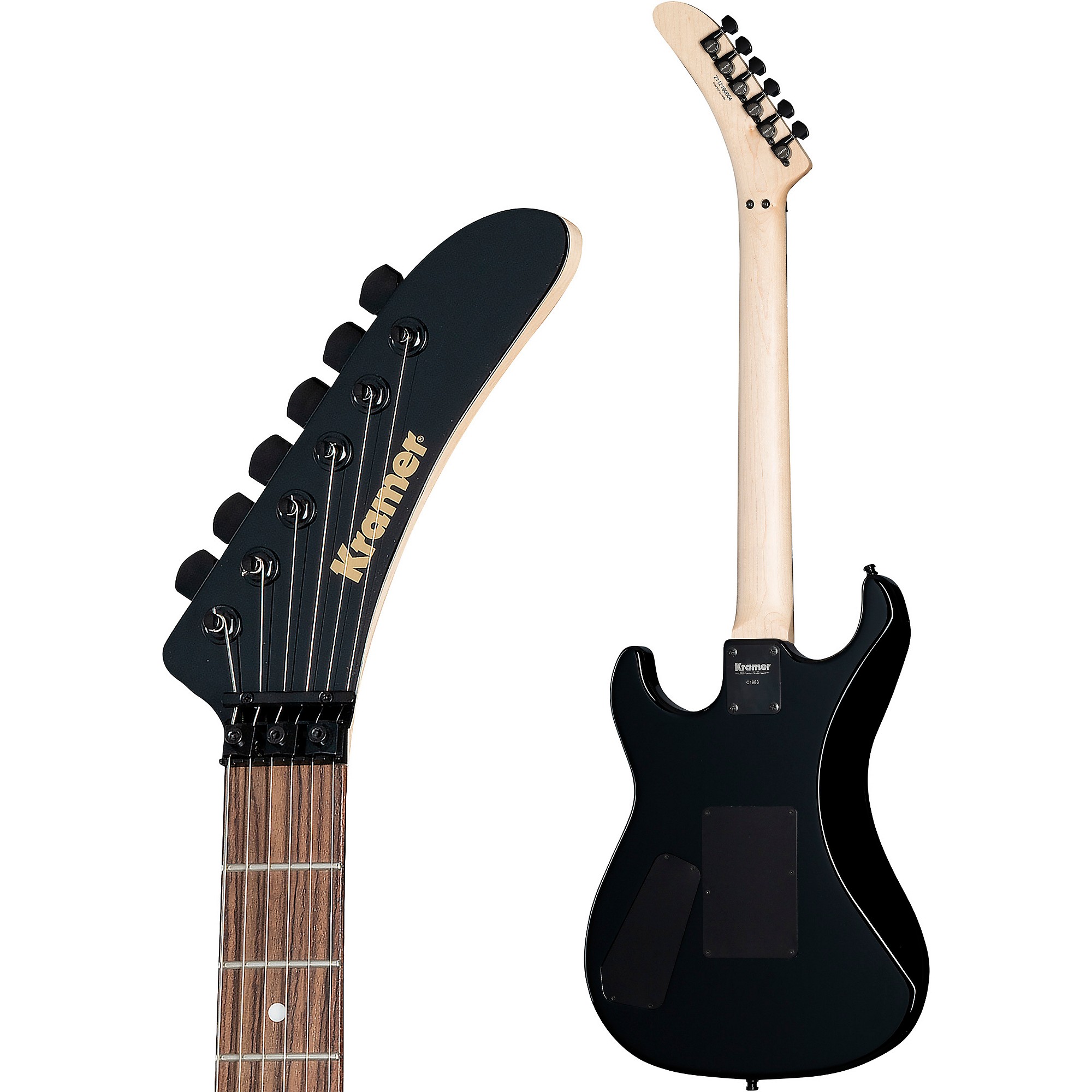 ギター kramer baretta 1983 reissue Kramer 1983 Baretta Reissue Electric Guitar Ebony | Guitar Center