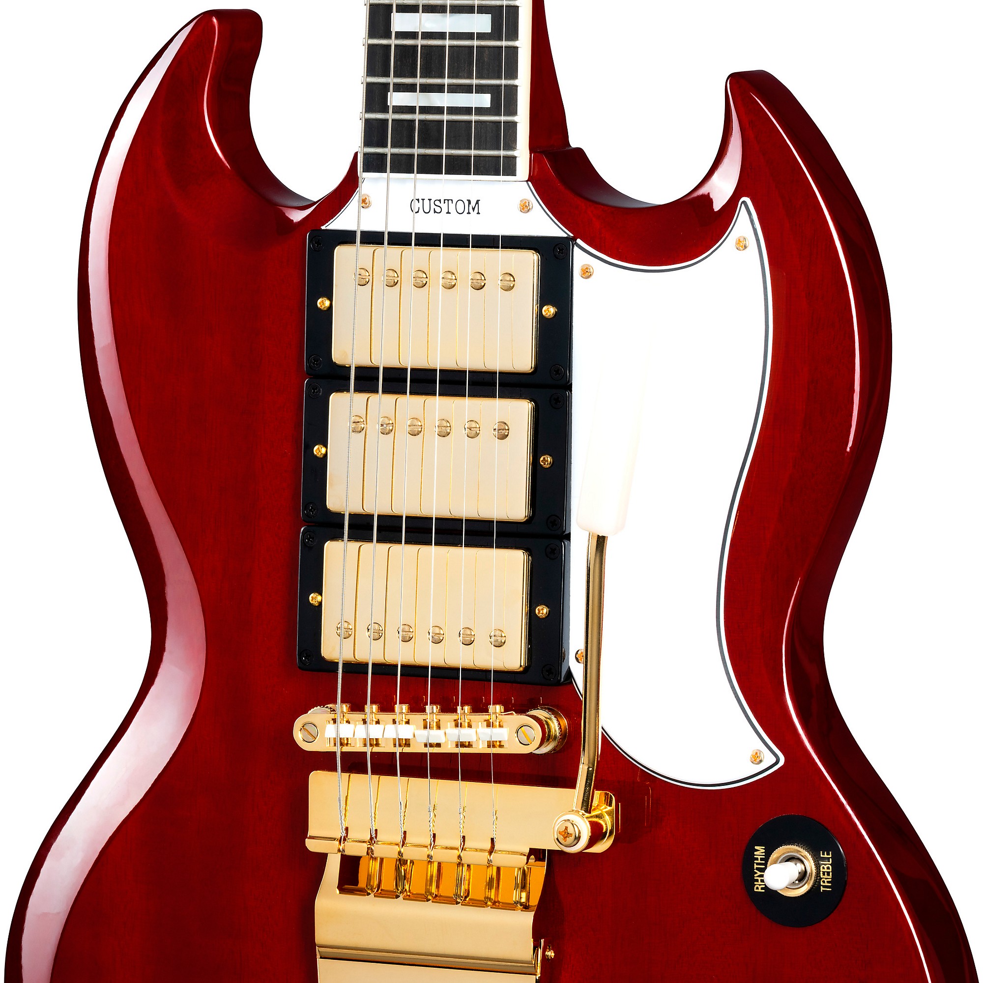 Amazon.com: Epiphone SG Modern Figured Guitar Trans Red