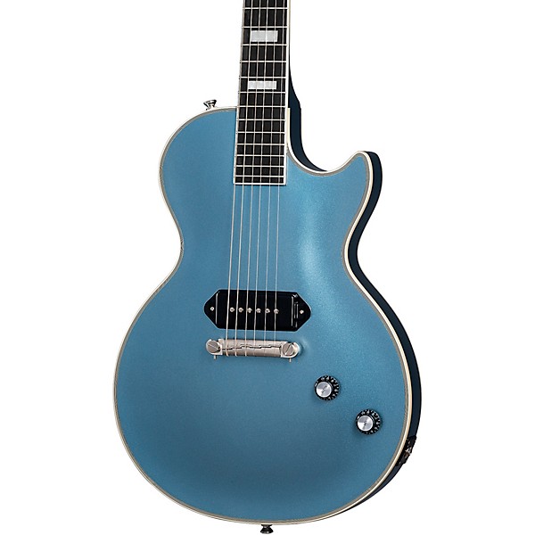 Epiphone Jared James Nichols "Blues Power" Les Paul Custom Electric Guitar Aged Pelham Blue