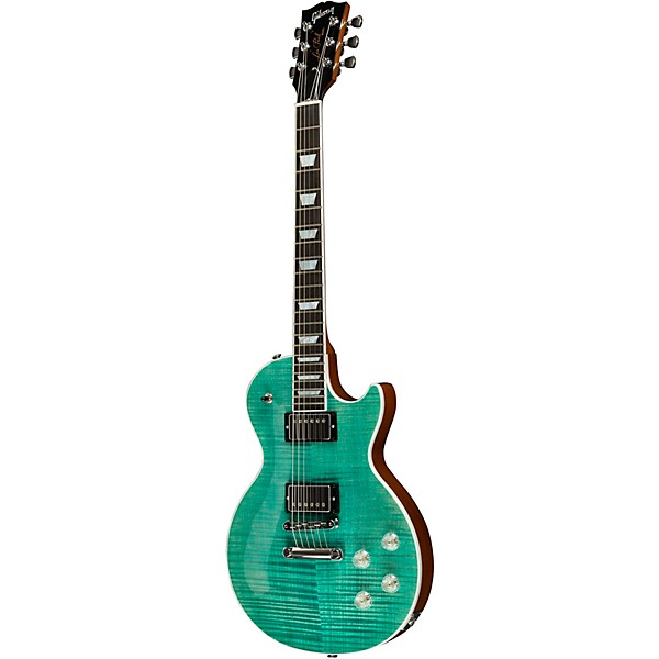 Open Box Gibson Les Paul Modern Figured Electric Guitar Level 2 Seafoam Green 197881174972