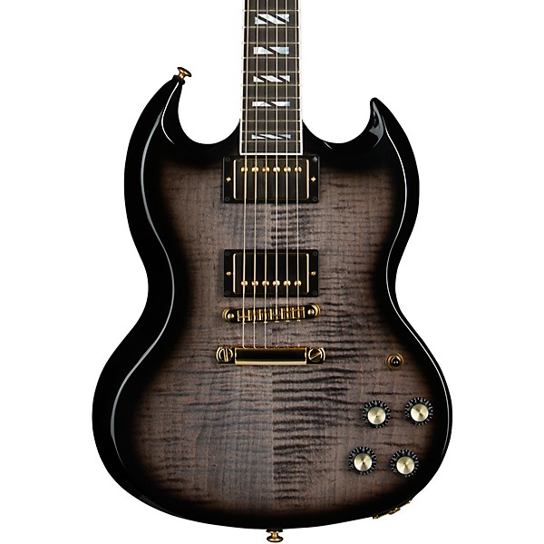 Gibson SG Supreme Electric Guitar - Translucent Ebony Burst