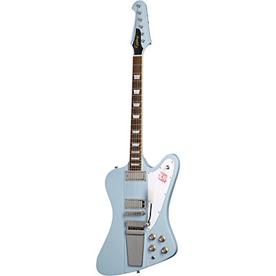 Epiphone 1963 Firebird V Maestro Vibrola Electric Guitar Frost Blue for sale