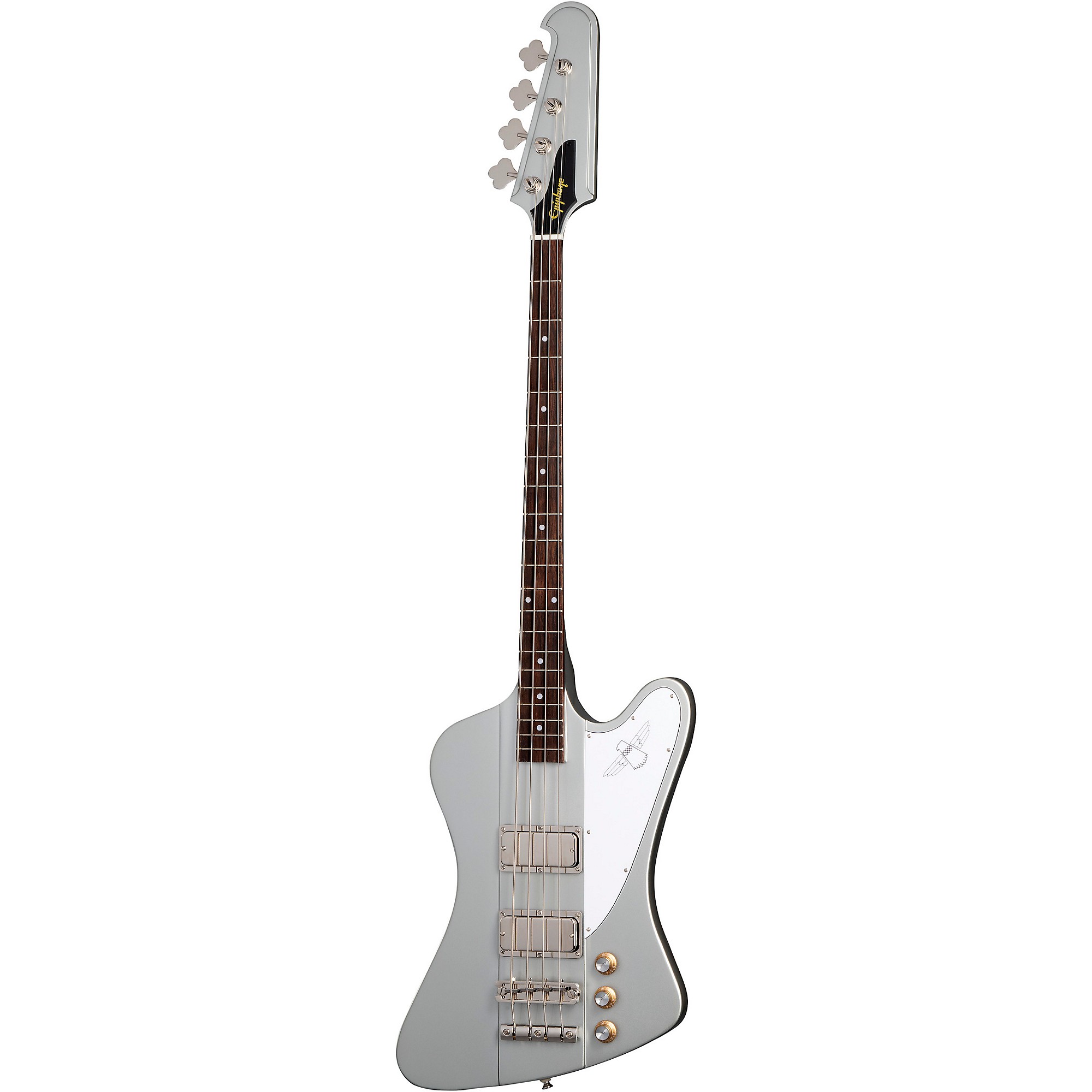 エレキベース Epiphone Thunderbird ホワイト Epiphone Thunderbird '64 Bass - Silver Mist | Guitar Center